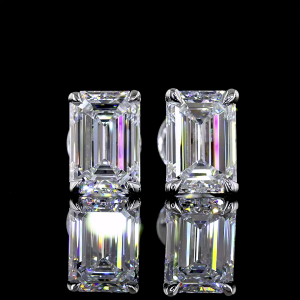 Emerald Shape Martini Earring