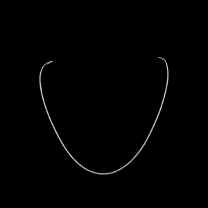 Round Shape Tennis Necklace
