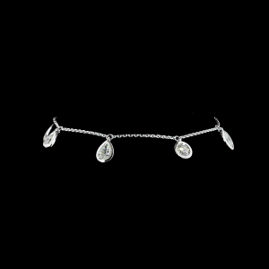 Pear Shape Station Bracelet