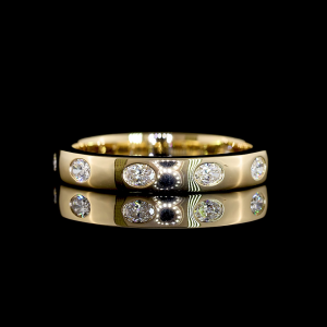 Oval Shape Eternity Band Eternity Band