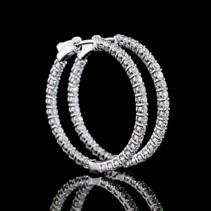Round Shape Hoops Earring
