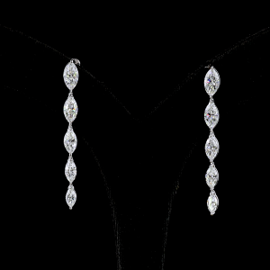 Marquise Shape Hanging Earring