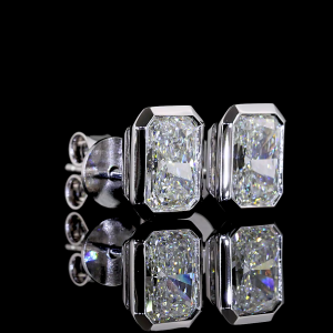 Radiant Shape Studs Earring