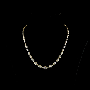 Marquise Shape Riviera Necklace