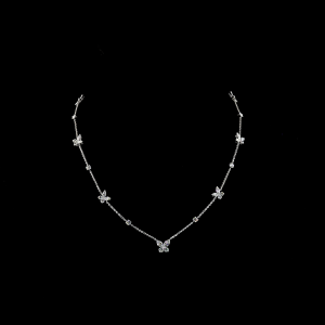 Round Shape Station Necklace