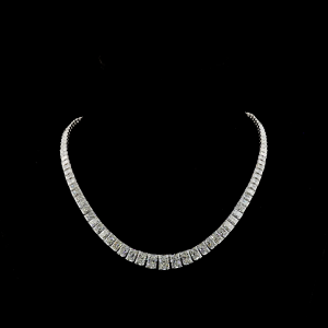 Radiant Shape Riviera Necklace