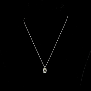Cushion Brilliant Shape Solitaire Pendant
