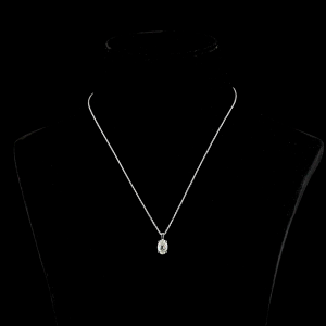 Antique Oval Shape Solitaire Pendant