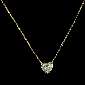 Heart Shape Solitaire Pendant